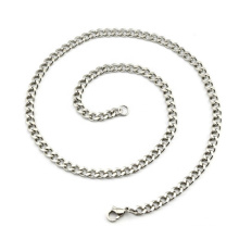 Yudan Custom Wholesale Stainless Steel Curb Chain Necklace